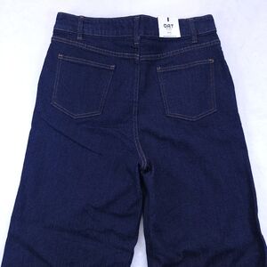 OAT New York Women's High Rise Wide Leg Blue Denim Jeans Size 12/31